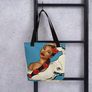 Pose - ble syel Tote bag