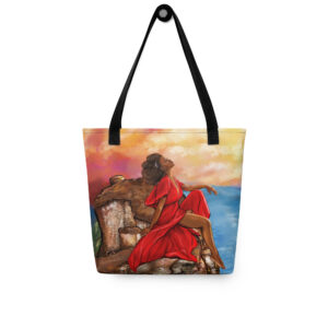Lady in red - Tote bag